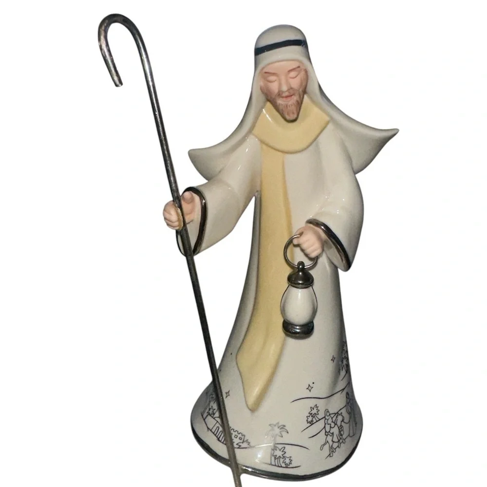 Hawthorne Village Silver Blessings Nativity Christmas Tree Collection JOSEPH